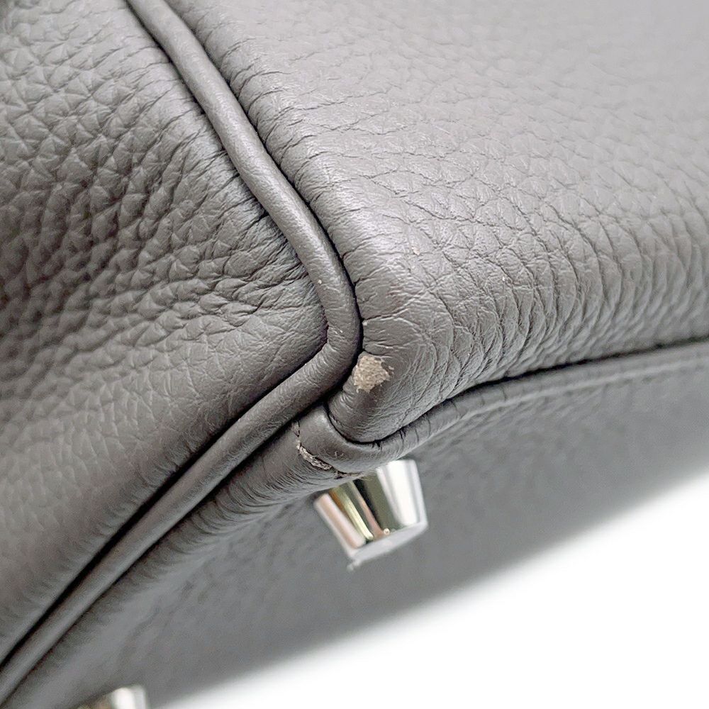 エルメス ハンドバッグ ケリー32 内縫い エタン/シルバー金具 トリヨンクレマンス A刻印 2wayショルダー