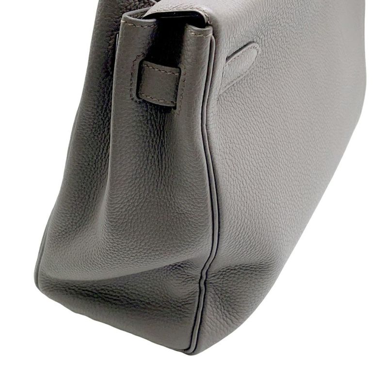 エルメス ハンドバッグ ケリー32 内縫い エタン/シルバー金具 トリヨンクレマンス A刻印 2wayショルダー