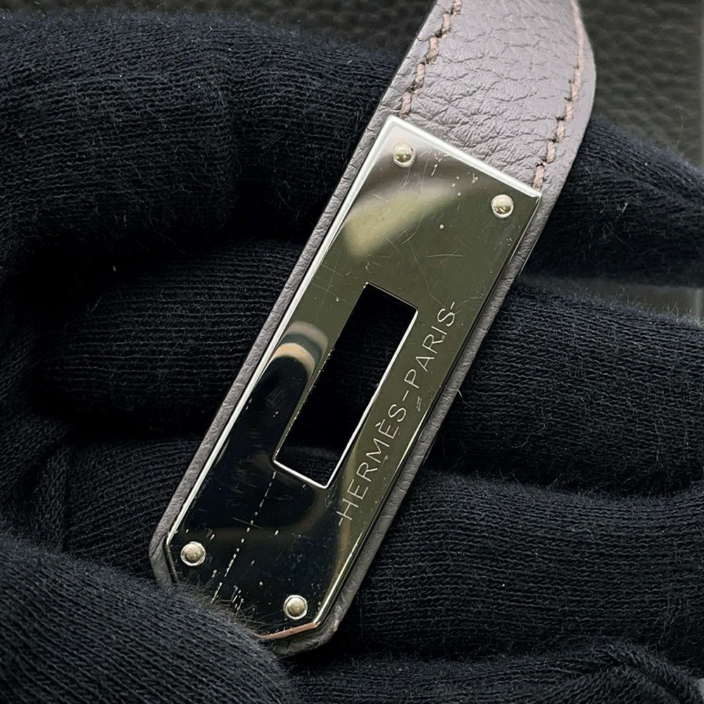 エルメス ハンドバッグ ケリー32 内縫い エタン/シルバー金具 トリヨンクレマンス A刻印 2wayショルダー