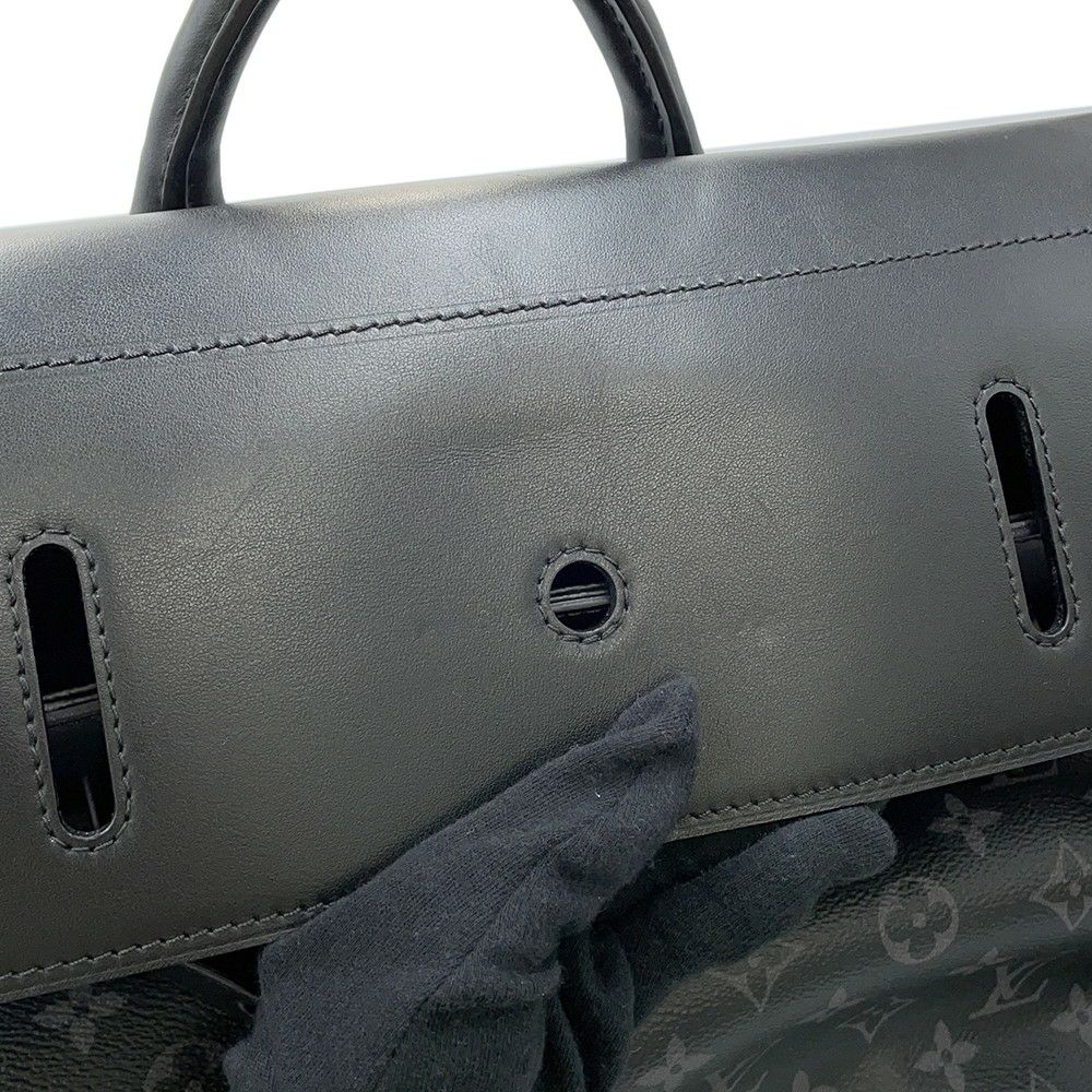 ルイヴィトン ハンドバッグ モノグラム・エクリプス スティーマーPM M44731 2way 黒 ブラック