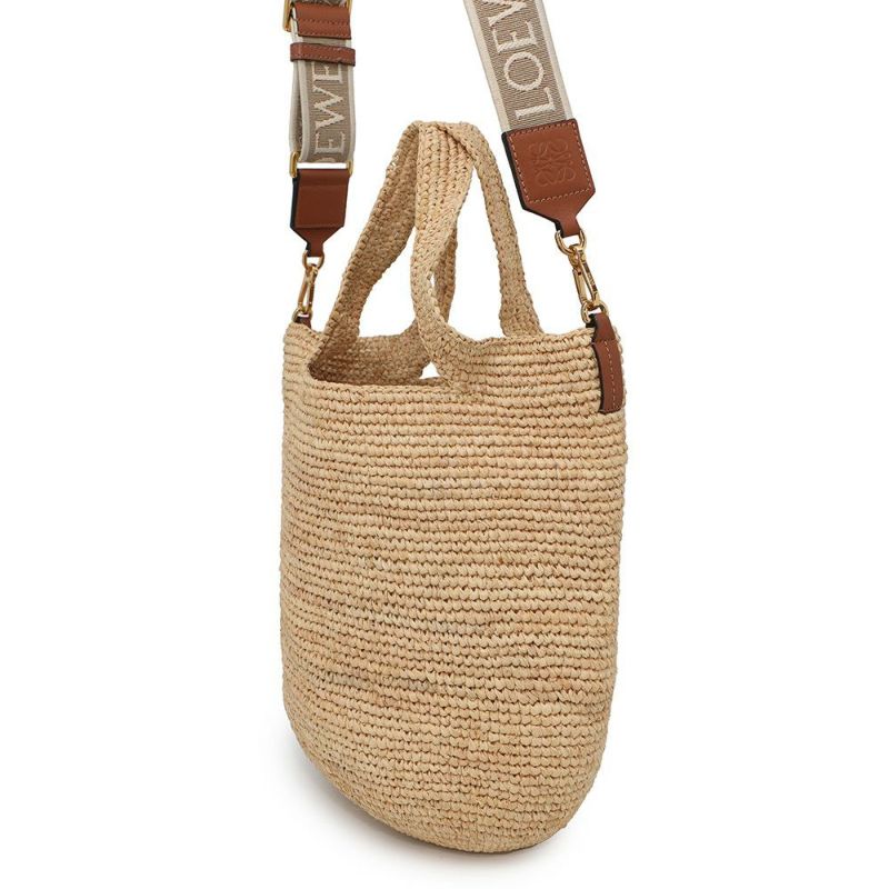 ロエベ ハンドバッグ スリットバッグ ミニ ラフィア A685453X07 LOEWE 2wayショルダー カゴバッグ