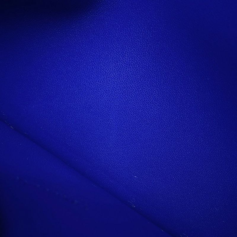 エルメス 長財布 ドゴンGM ブルーエレクトリック/シルバー金具 トゴ T刻印 HERMES 財布