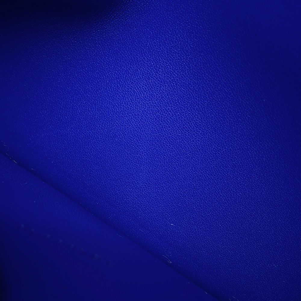 エルメス 長財布 ドゴンGM ブルーエレクトリック/シルバー金具 トゴ T刻印 HERMES 財布