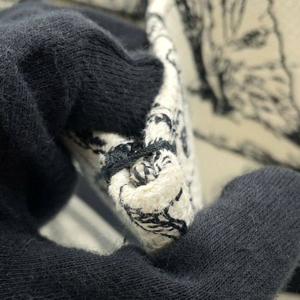 クリスチャン・ディオール トートバッグ ブックトート ゾディアック エンブロイダリー ミディアム M1296ZRHZ 白 黒