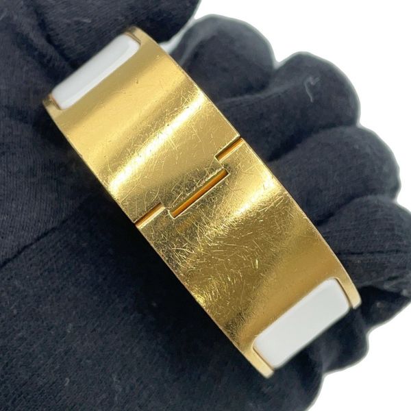 エルメス　クリッククラック　ホワイト×ゴールド金具 エルメスクリッククラックホワイト×ゴールド金具