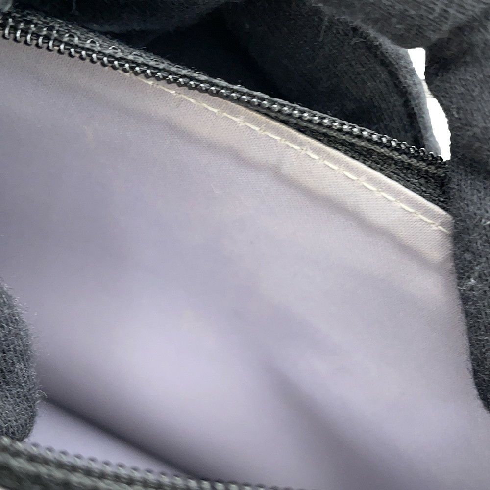 シャネル チェーンウォレット カメリア ココマーク ラムスキン A47421 CHANEL 財布 黒