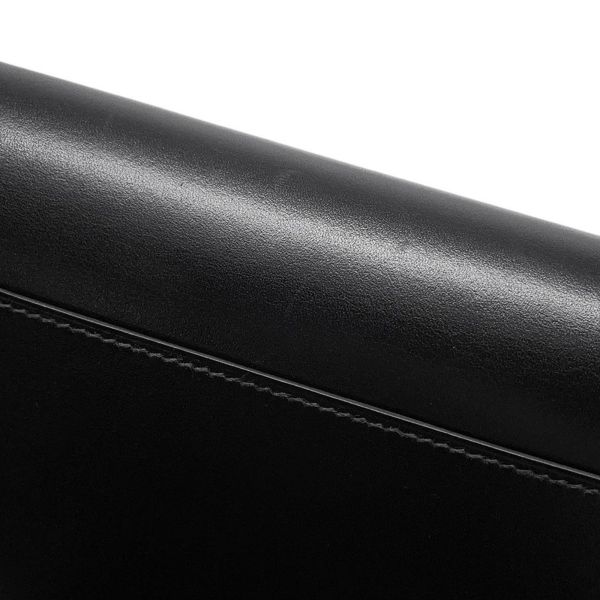 エルメス 長財布 コンスタンス トゥーゴー ロング ブラック/シルバー金具 ボックスカーフ O刻印 財布 黒