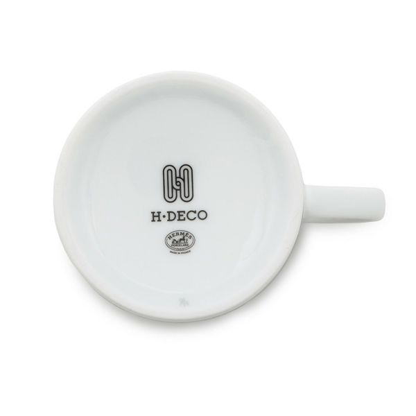 エルメス マグカップ Hデコ アッシュデコ 300ml HERMES 食器 ギフト 白 黒