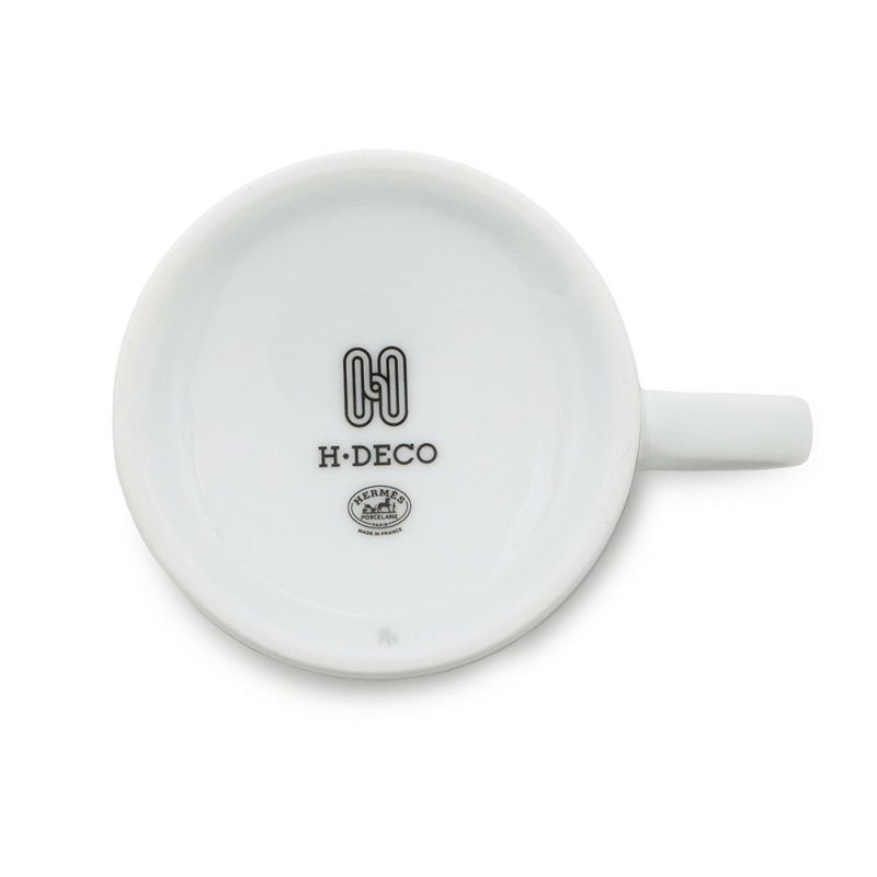 エルメス マグカップ Hデコ アッシュデコ 300ml HERMES 食器 ギフト 白 黒