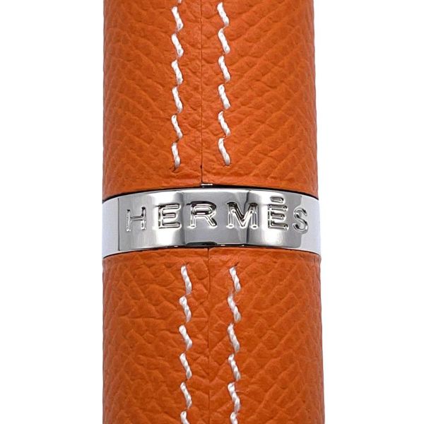 エルメス アトマイザー レフィラブル オレンジ/シルバー金具 エプソン 10ml HERMES 香水