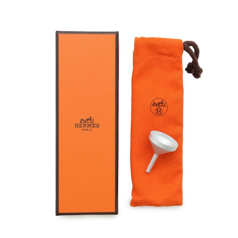 エルメス アトマイザー レフィラブル オレンジ/シルバー金具 エプソン 10ml HERMES 香水