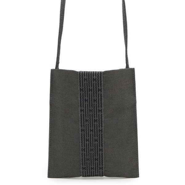 エルメス ショルダーバッグ エールライン ショルダーポシェット キャンバス HERMES バッグ