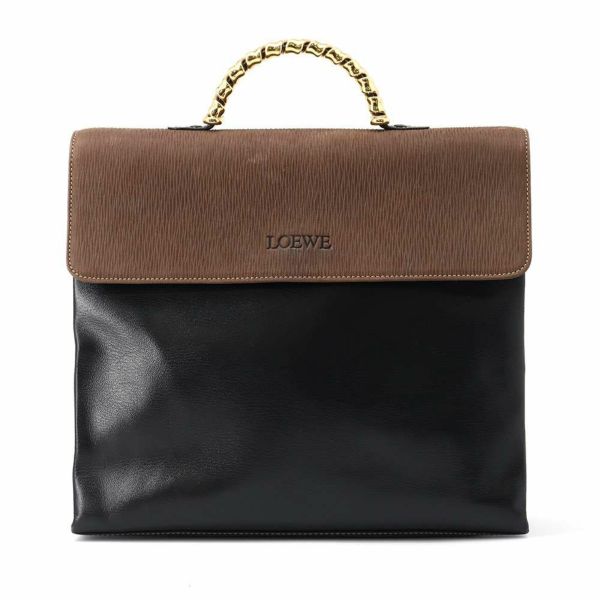 ロエベ ハンドバッグ ベラスケス レザー LOEWE 2wayショルダーバッグ 黒