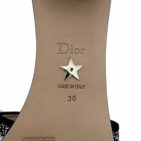 ディオール サンダル Dway ヒールスライド New York レディースサイズ36 KCQ902LIB_S11X 靴 自由の女神 黒 白