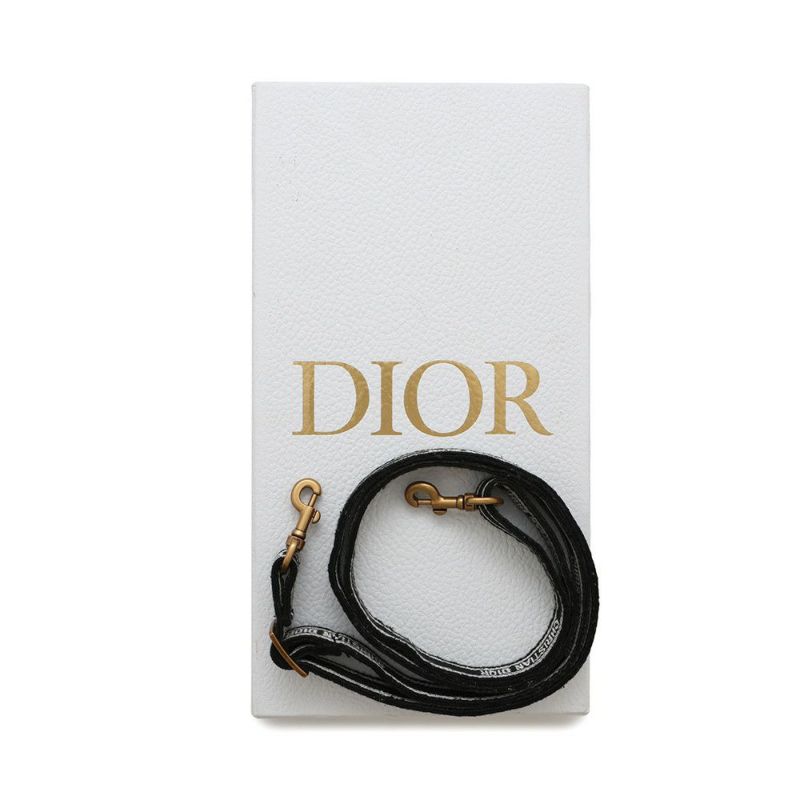 クリスチャン・ディオール ハンドバッグ ブックトートミニ フラワー バーティカル キャンバス Christian Dior 2wayショルダー 黒