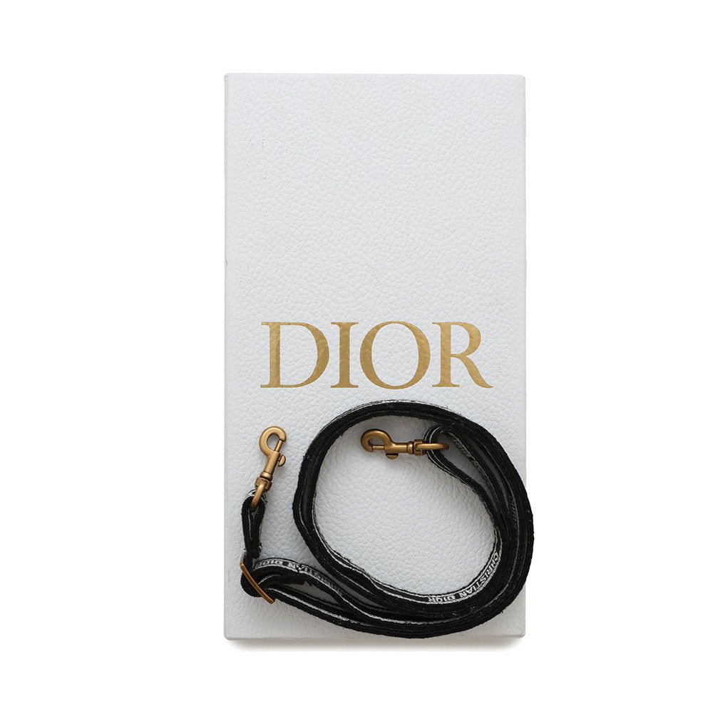 クリスチャン・ディオール ハンドバッグ ブックトートミニ フラワー バーティカル キャンバス Christian Dior 2wayショルダー 黒