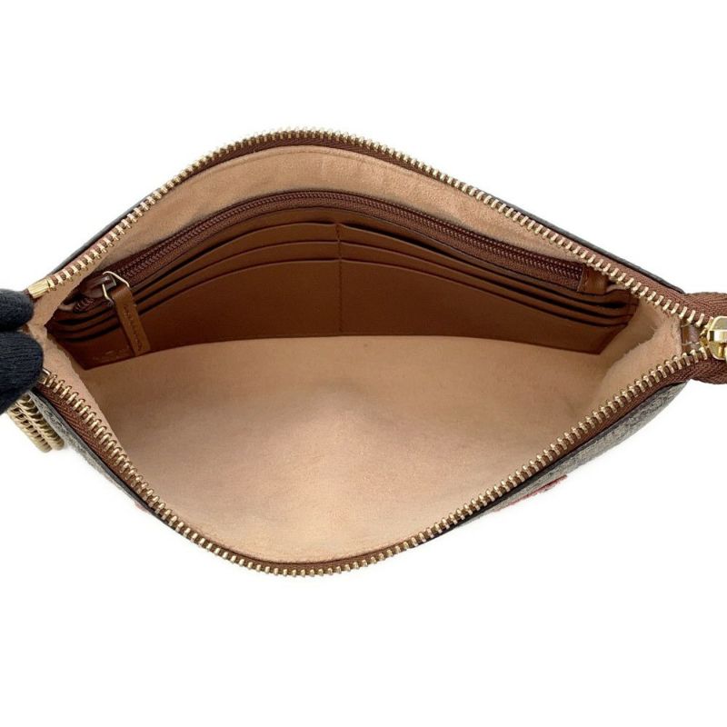 グッチ ハンドバッグ GGスプリーム ホリデーコレクション バタフライ チェーンポーチ PVC 456866 GUCCI 蝶