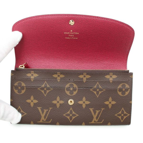 ルイヴィトン 長財布 モノグラム ポルトフォイユ・エミリー M60697 LOUIS VUITTON ヴィトン 財布