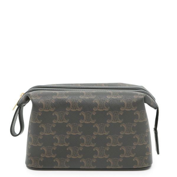 セリーヌ ポーチ トリオンフ トイレットポーチ PVC 10D502BTB 38NO CELINE 小物入れ