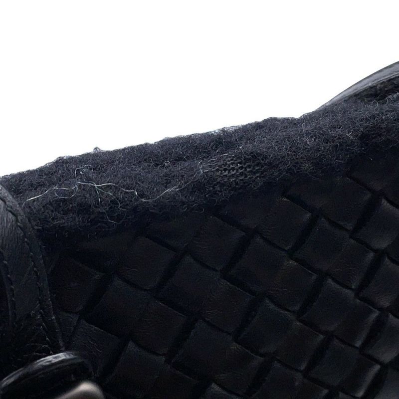 ボッテガヴェネタ トートバッグ イントレチャート レザー BOTTEGA VENETA バッグ 黒