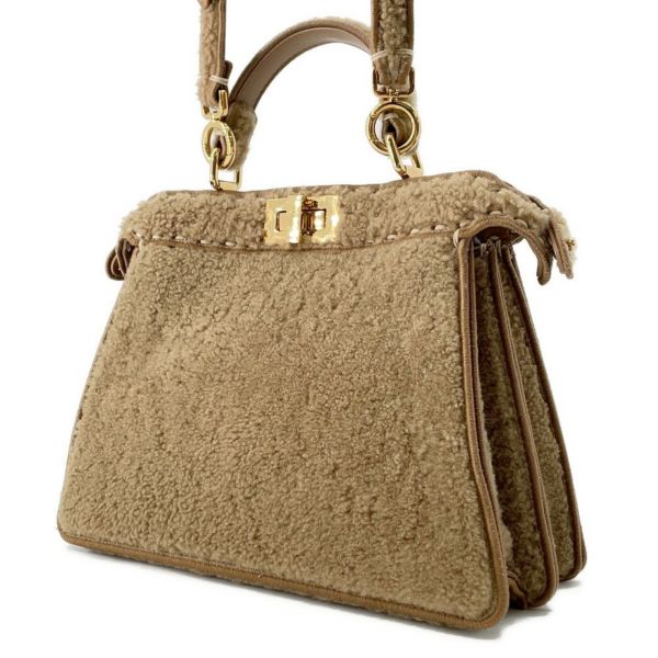 フェンディ ハンドバッグ ピーカブー アイシーユー ISEEU スモール ムートン 8BN327 2way