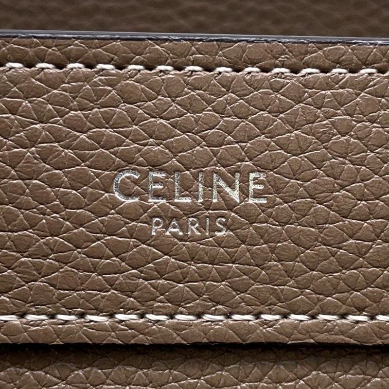 セリーヌ ハンドバッグ ラゲージ ナノショッパー レザー189243 CELINE 2wayショルダー