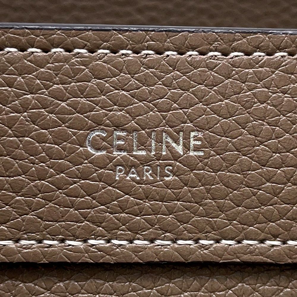セリーヌ ハンドバッグ ラゲージ ナノショッパー レザー189243 CELINE 2wayショルダー
