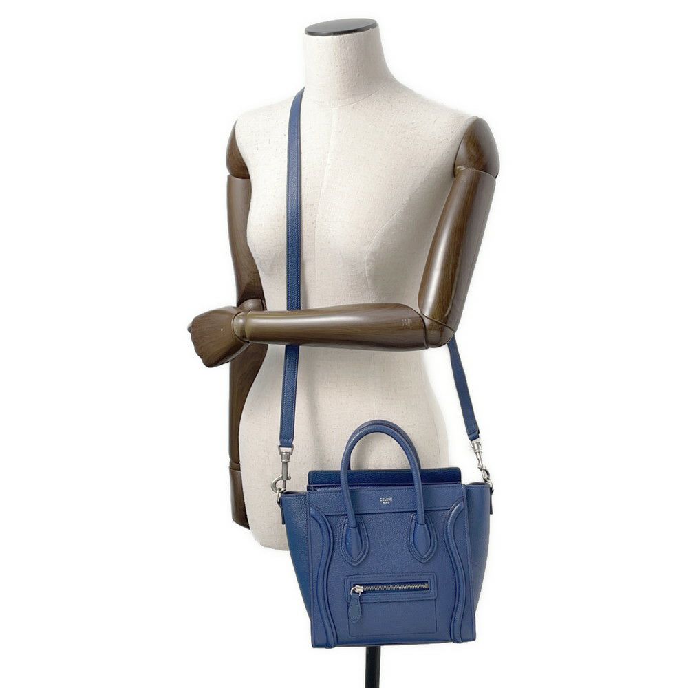 セリーヌ ハンドバッグ ラゲージ ナノショッパー レザー 189243 CELINE 2wayショルダー