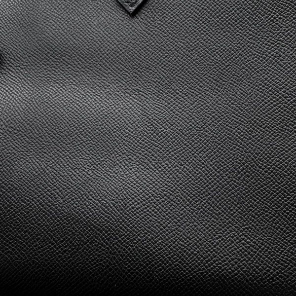 エルメス バーキン30 ブラック/シルバー金具 エプソン □L刻印 HERMES Birkin ハンドバッグ 黒