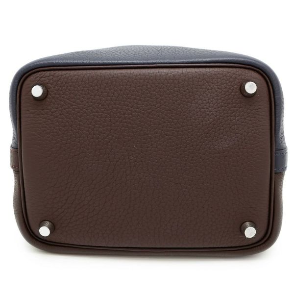 エルメス ピコタンロックPM カザック2 ブルーニュイ/ルージュセリエ/フランボワーズ/シルバー金具 トリヨンクレマンス Z刻印