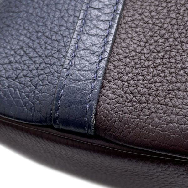 エルメス ピコタンロックPM カザック2 ブルーニュイ/ルージュセリエ/フランボワーズ/シルバー金具 トリヨンクレマンス Z刻印