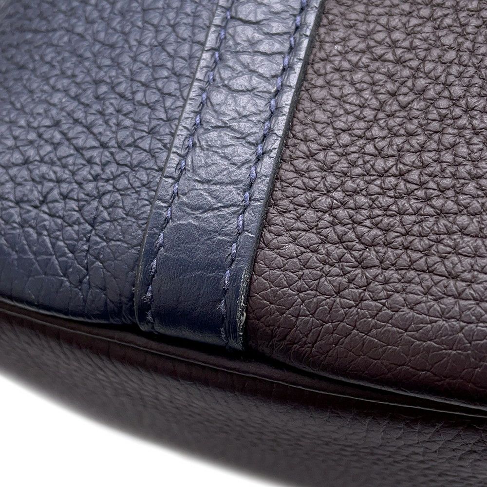 エルメス ピコタンロックPM カザック2 ブルーニュイ/ルージュセリエ/フランボワーズ/シルバー金具 トリヨンクレマンス Z刻印