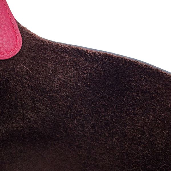 エルメス ピコタンロックPM カザック2 ブルーニュイ/ルージュセリエ/フランボワーズ/シルバー金具 トリヨンクレマンス Z刻印