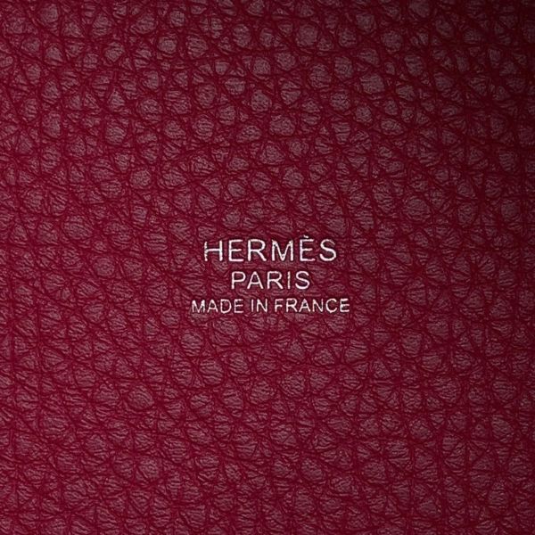 エルメス ピコタンロックPM カザック2 ブルーニュイ/ルージュセリエ/フランボワーズ/シルバー金具 トリヨンクレマンス Z刻印