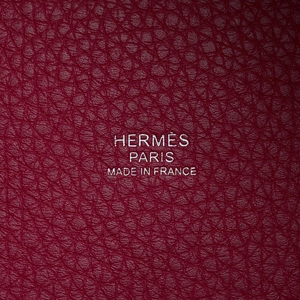 エルメス ピコタンロックPM カザック2 ブルーニュイ/ルージュセリエ/フランボワーズ/シルバー金具 トリヨンクレマンス Z刻印