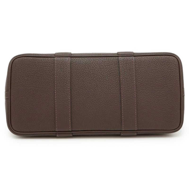 エルメス トートバッグ ガーデンパーティTPM エベンヌ/シルバー金具 ネゴンダ  Y刻印