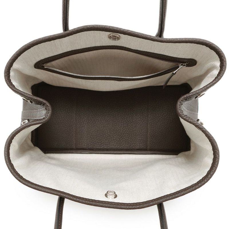 エルメス トートバッグ ガーデンパーティTPM エベンヌ/シルバー金具 ネゴンダ  Y刻印