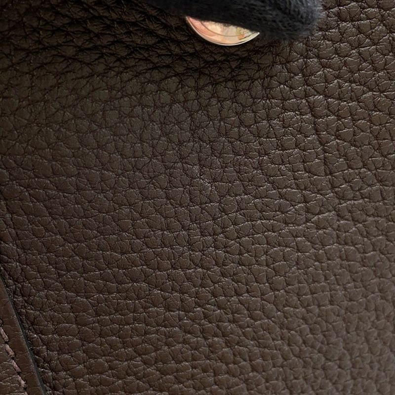 エルメス トートバッグ ガーデンパーティTPM エベンヌ/シルバー金具 ネゴンダ  Y刻印