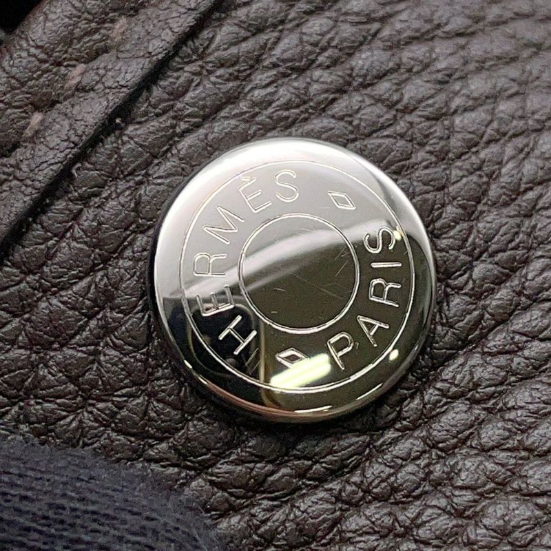 エルメス トートバッグ ガーデンパーティTPM エベンヌ/シルバー金具 ネゴンダ  Y刻印