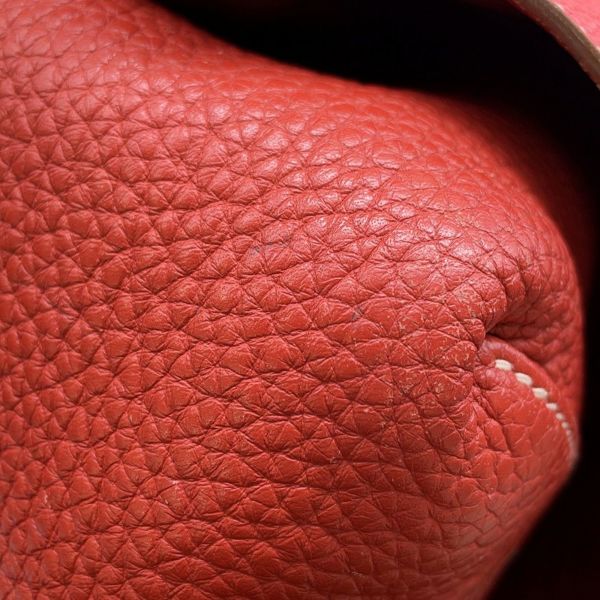 エルメス トートバッグ ドゥブルセンス45 ローズジャイプール/サンギーヌ トリヨンクレマンス □R刻印