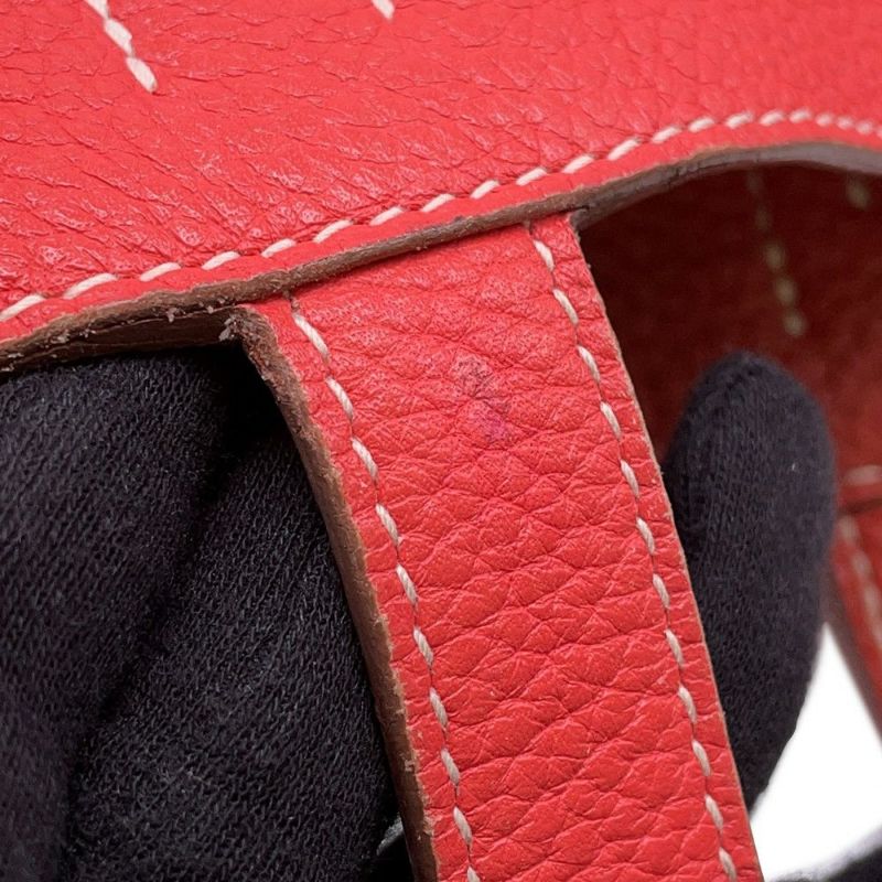 エルメス トートバッグ ドゥブルセンス45 ローズジャイプール/サンギーヌ トリヨンクレマンス □R刻印