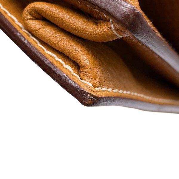 エルメス ブリーフケース サック・ア・デペッシュ38 サフラン/ゴールド金具 アルデンヌ/オーストリッチ 〇O刻印 メンズ