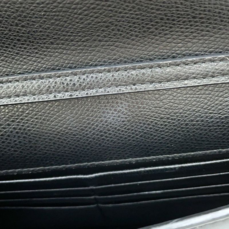 フェンディ ショルダーウォレット FFダイヤモンド レザー 8M0488 FENDI 長財布 黒