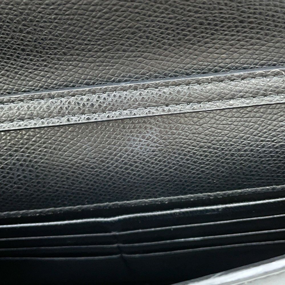 フェンディ ショルダーウォレット FFダイヤモンド レザー 8M0488 FENDI 長財布 黒