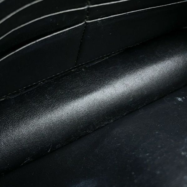 フェンディ ショルダーウォレット FFダイヤモンド レザー 8M0488 FENDI 長財布 黒