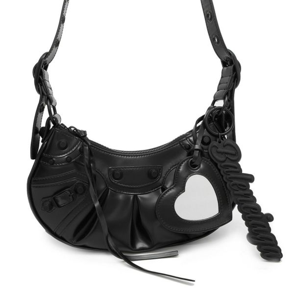 バレンシアガ ショルダーバッグ ル・カゴール XS 671309 BALENCIAGA 黒