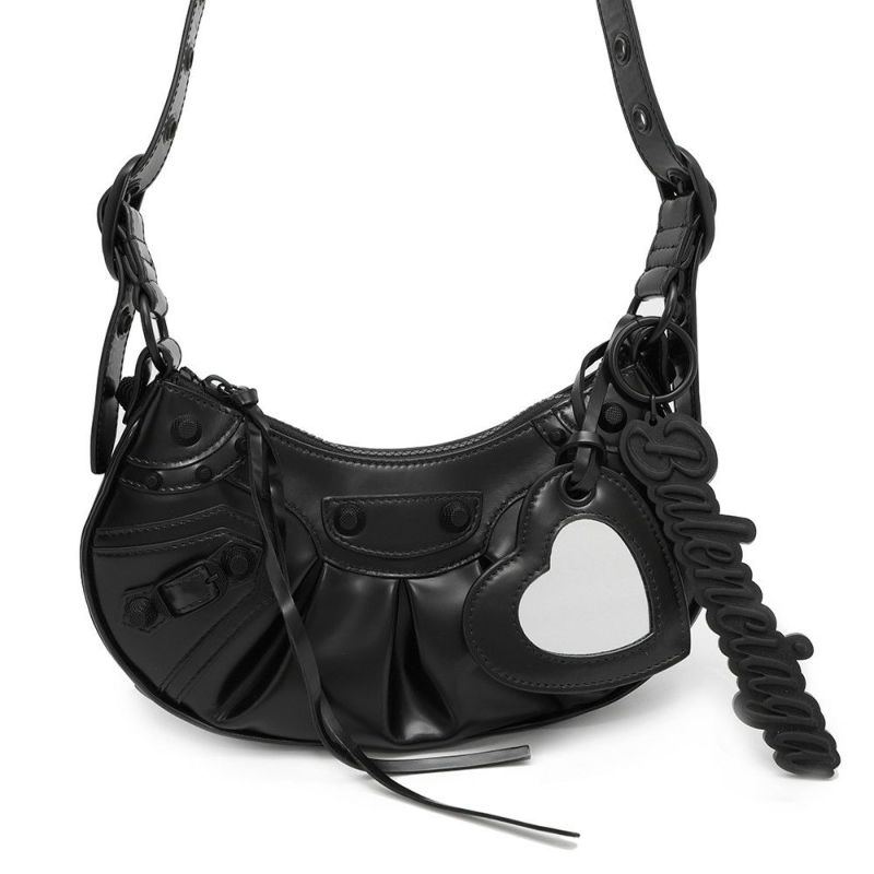 バレンシアガ ショルダーバッグ ル・カゴール XS 671309 BALENCIAGA 黒