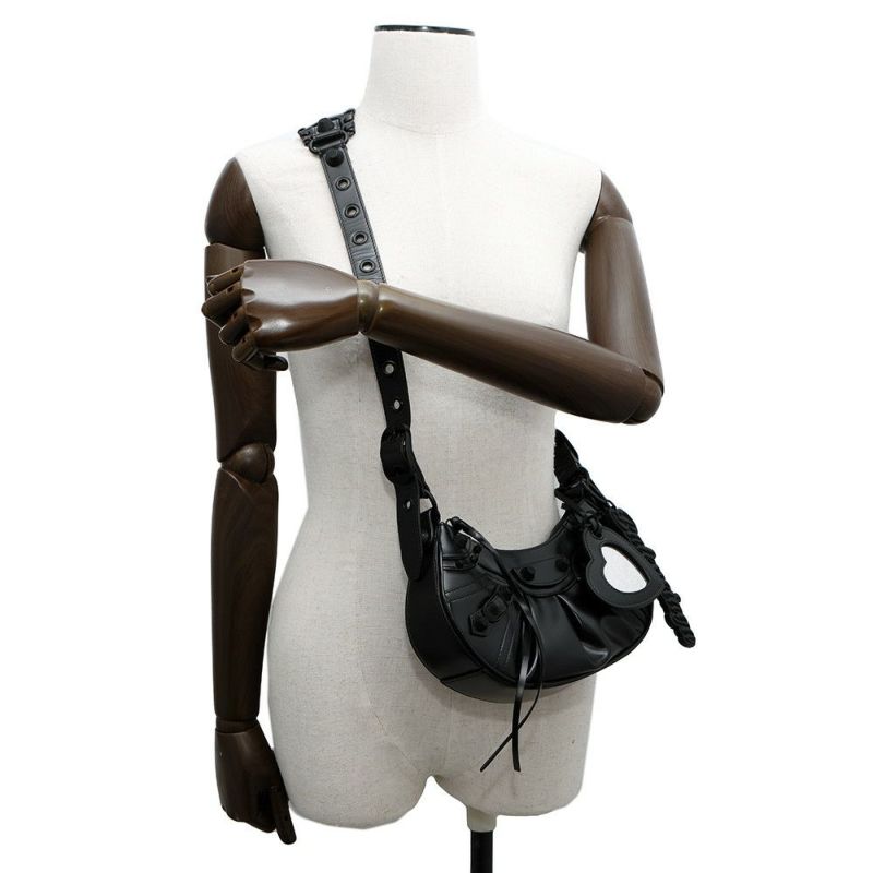 バレンシアガ ショルダーバッグ ル・カゴール XS 671309 BALENCIAGA 黒