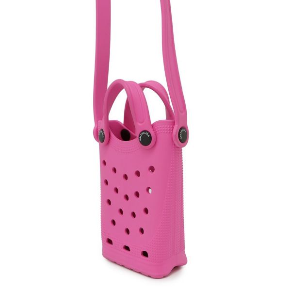 バレンシアガ ショルダーバッグ クロックス CROCSコラボ フォンホルダー ラバー 702264 BALENCIAGA 2way