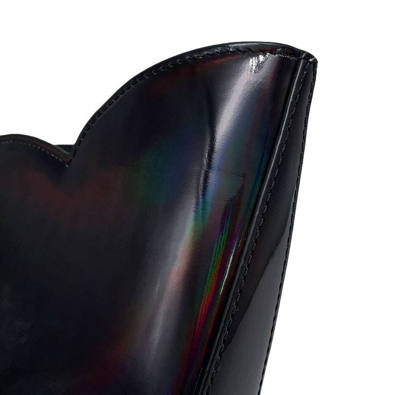 クリスチャン・ルブタン チェーンショルダーバッグ ホットチック パテント 1235034 Christian Louboutin 黒